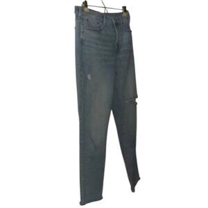 Silver Jeans Co. “Benny” Kids Jeans Size 12 Medium Wash, Straight Leg Distressed